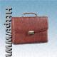 1127 Stylish Genuine Leather Briefcase with Large Inner Capacity
