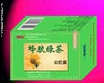 Propolis green tea softgel capsule