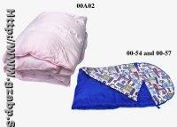 Down Padding Sleeping Bag and Down Padding Quilt [0054 and 0057, 00A02