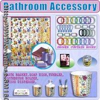 Show Curtain and Liner & Bathroom Accessory