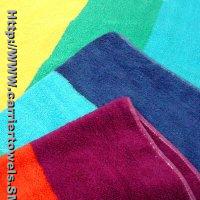 Multi-Coloured Terry/Velour Towel