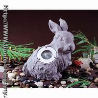 CERAMIC GRDEN RABBIT LIGTH