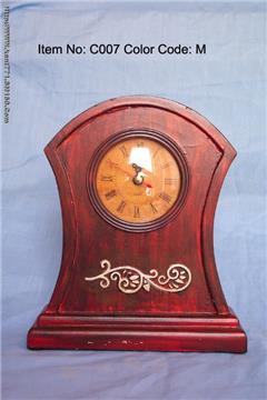 wooden clock
