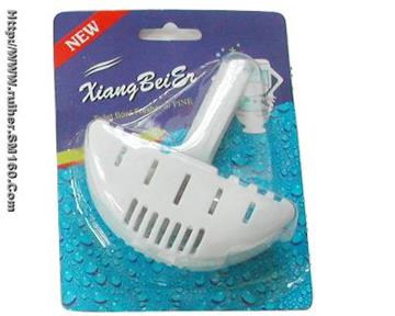 Toilet cleansing and air freshening base