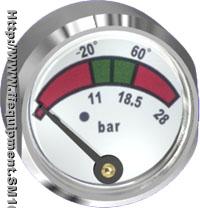 pressure gauge used in fire extinguisher