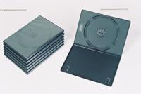 Black PP DVD Case with Lug and easy-to-open Design for Single Disc