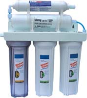 countertop and undersink water filter