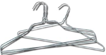 18' 14.5G white shirt hanger