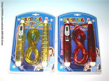 Electronic rope skipping