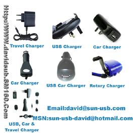 Universal Vehicle / Travel / USB Charger 3 In 1
