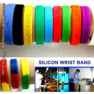 Silicon wrist band