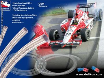 High performance automotive stainless steel braided hose