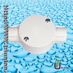 UPVC Two Way Circular Box Straight