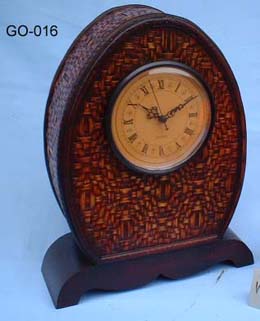 wooden antique(GO-016) table clock
