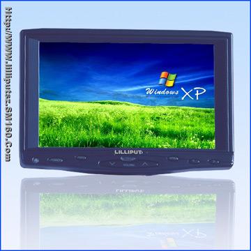 7 Inches TFT CAR LCD Monitor VGA + Touchscreen