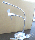 Electronic Gifts: USB Table Light and Fan