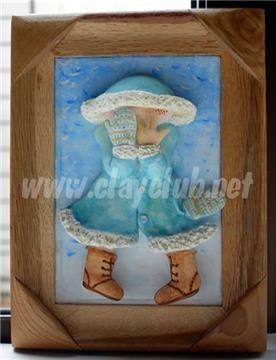 soft clay embossment