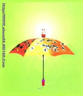 Featured melody flash toy umbrella gift
