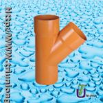 Skew Tee With Spigot  M/F