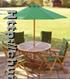wooden outdoor furniture