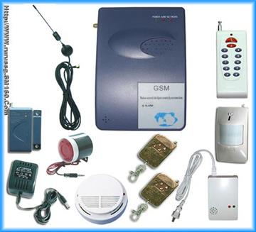GSM 8-zone control wireless security burglar alarm system