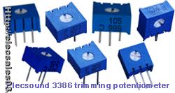 3386 trimming potentiometers