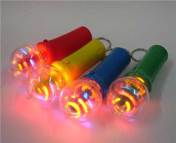 Flash Spinning Keyring