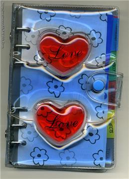 liquied filled note book