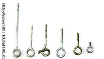 Screw eyes (eye bolts), eye hook