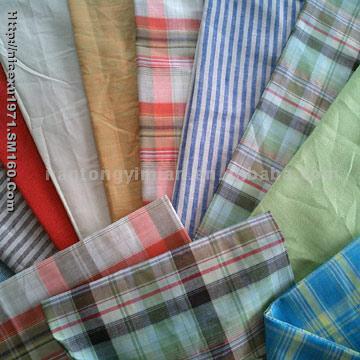 sell yarn dyed shirting fabric