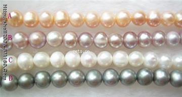 nature pearl necklace.freshwater pearl.pearl necklace