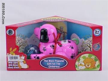 Electric dog with music & light