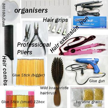 Hair extension accessories