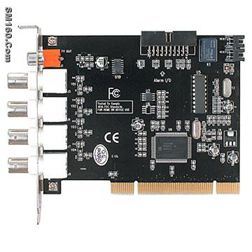  4CH Dvr Card, H.264 /Mpeg-4 Card