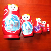 Wooden Toy---Nesting Dolls