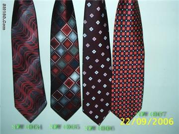 silk woven tie