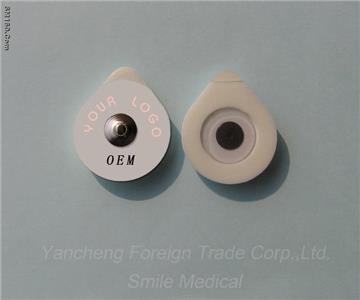 ECG electrode F30-R  (Foam backing ,Dia.30mm, , used for Infant. )
