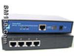 4 RS232 or RS485 serial server