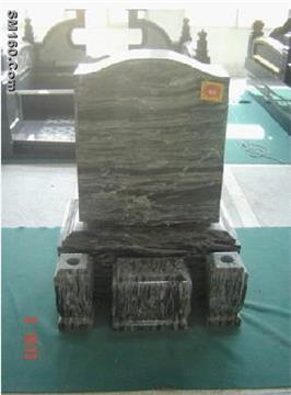 Granite tombstone and monument