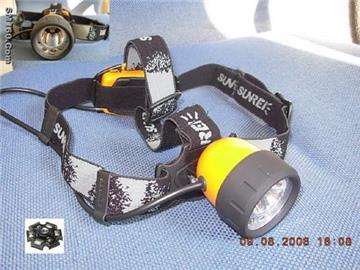 1W Luxeon +3 white LED Headlamp