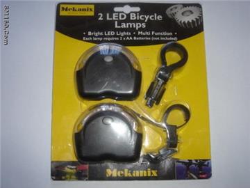 2 LED Bicycle light set
