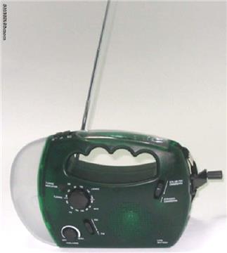 Solar / wind-up radios / emergency lights / alarm (1011 -) 
