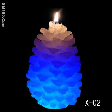 pine cone led candle
