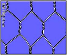 Hexagonal wire netting
