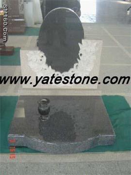 Granite tombstone and monument
