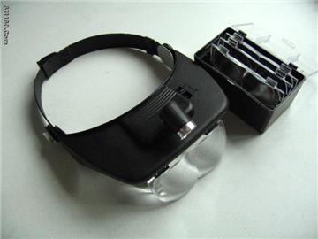 Illuminated head magnifier