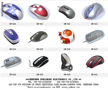 800DPI wired optical mouse 