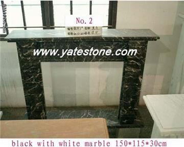 Granite fireplace