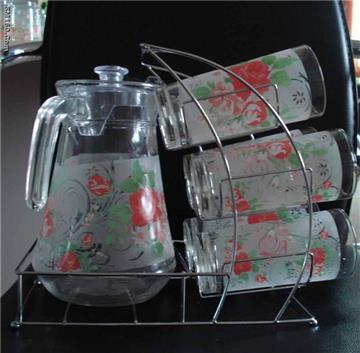 teaset with stainless steel shelf CT-110