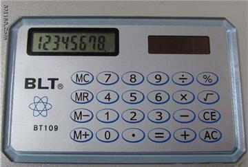 sunpower touch screen calculator with mirror 